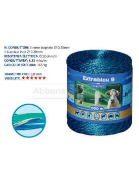 FILO PER RECINTO ELETTRICO EXTRABLEU 9-10011
