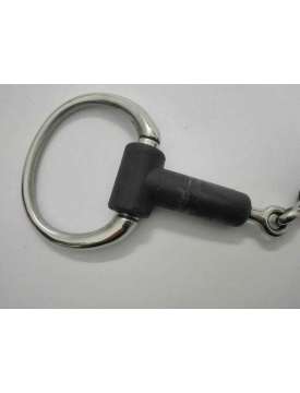 FILETTO PER CAVALLI OLIVA INOX E GOMMA-10017