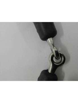 FILETTO PER CAVALLI OLIVA INOX E GOMMA-10019