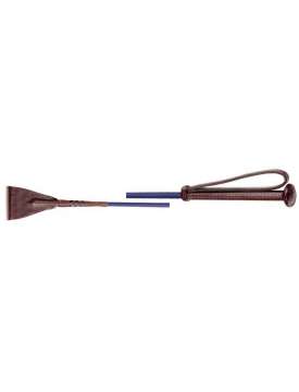 FRUSTINO FUSTO IN NYLON CON POMO E PUNTA IN CUOIO-10249