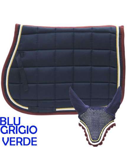 SOTTO SELLA E CUFFIA PER CAVALLO