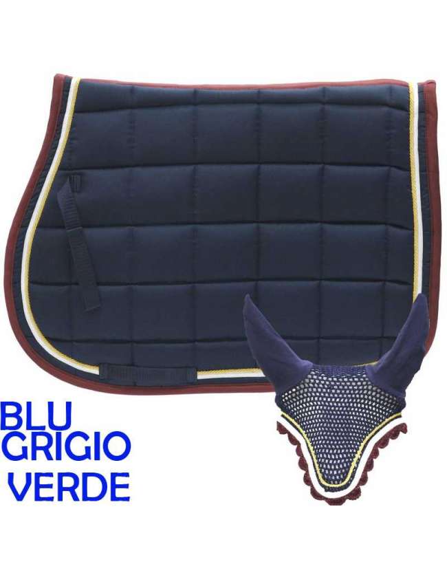 SOTTO SELLA E CUFFIA PER CAVALLO
