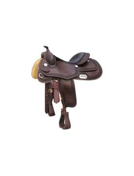SELLA DA REINING POOLS RAINBOW CUOIO HARNESS-10383