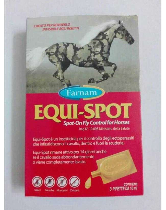 EQUI SPOT INSETTICIDA IN FIALE PER CAVALLI