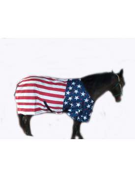 COPERTA IMPERMEABILE IMBOTTITA COLORI BANDIERA AMERICANA-11586