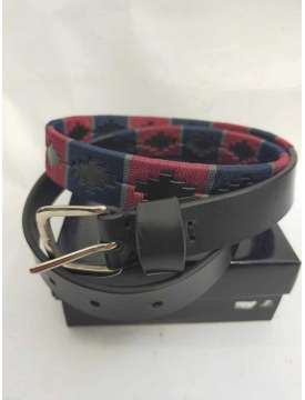 CINTURA IN CUOIO STILE POLO-11609