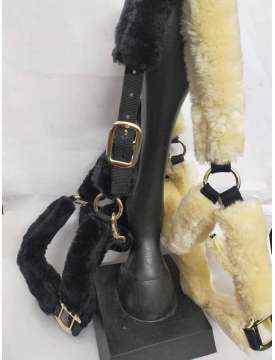 CAVEZZA IN NYLON IMBOTTITURA IN PELLICCIA-12006
