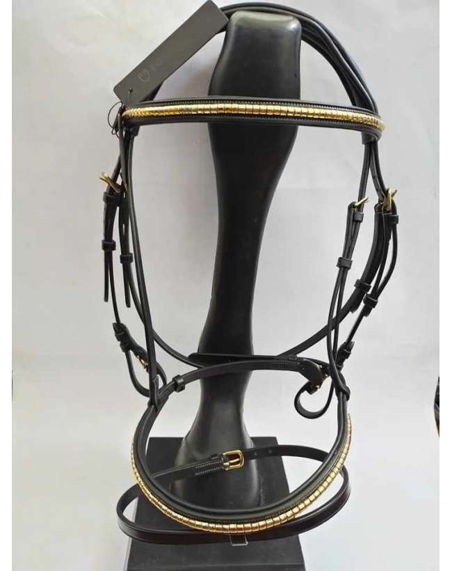 BRIGLIA INGLESE EQUESTRO CON OTTONE