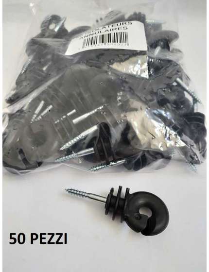 ISOLATORE A VITE PER FILO 50PZ
