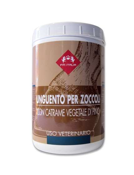 GRASSO UNGUENTO PER ZOCCOLI CON CATRAME VEGETALE DI PINO 1000 ML