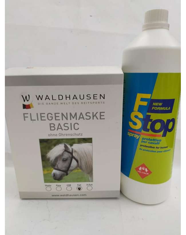 REPELLENTE E MASCHERA ANTI MOSCHE CAVALLO