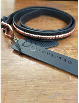 CINTURA EQUESTRO IN CUOIO CLINCHER ROSE/GOLD-12490