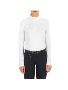 POLO DONNA EQUESTRO MANICA LUNGA COLLO COREANA-12710