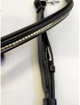 PETTORALE EQUESTRO CUOIO CLINCHER ARGENTO-12731