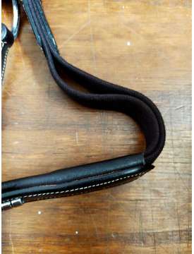 PETTORALE EQUESTRO CUOIO CLINCHER ARGENTO-12814