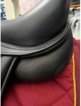 SELLA DA DRESSAGE LUSIANA EQUESTRO IN PELLE E CUOIO-12817