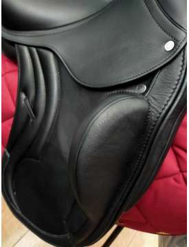 SELLA DA DRESSAGE LUSIANA EQUESTRO IN PELLE E CUOIO-12818