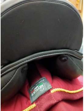 SELLA DA DRESSAGE LUSIANA EQUESTRO IN PELLE E CUOIO-12820