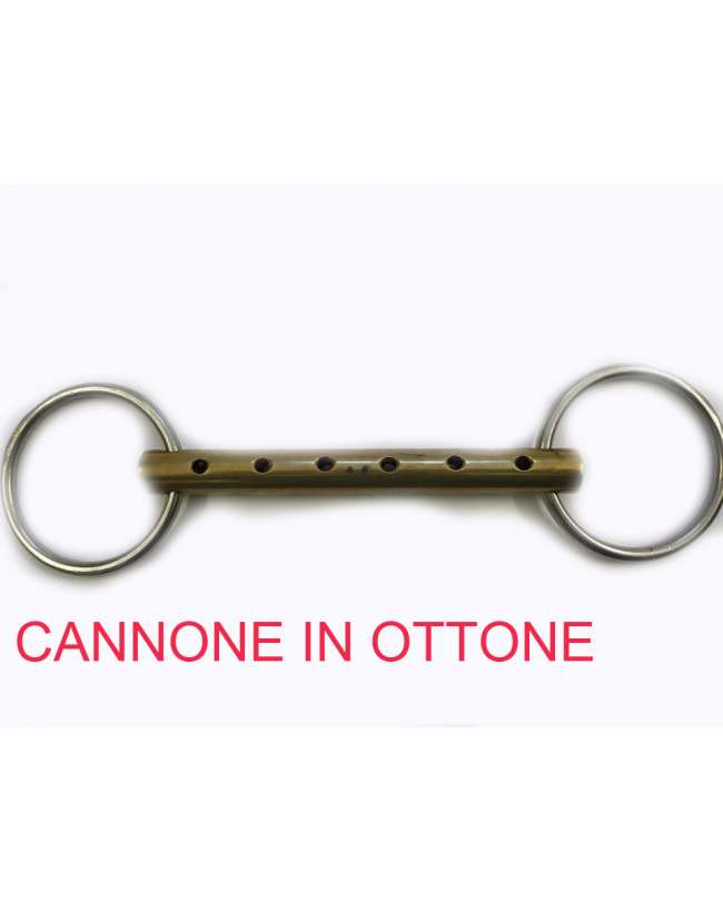FILETTO AD ANELLI CANNONE IN OTTONE