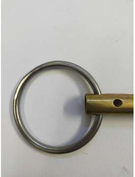 FILETTO AD ANELLI CANNONE IN OTTONE-12969