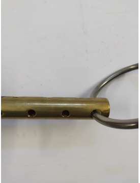 FILETTO AD ANELLI CANNONE IN OTTONE-12970