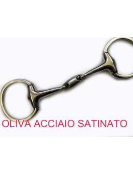 FILETTO CON OLIVA CENTRALE ACCIAIO SATINATO-12983