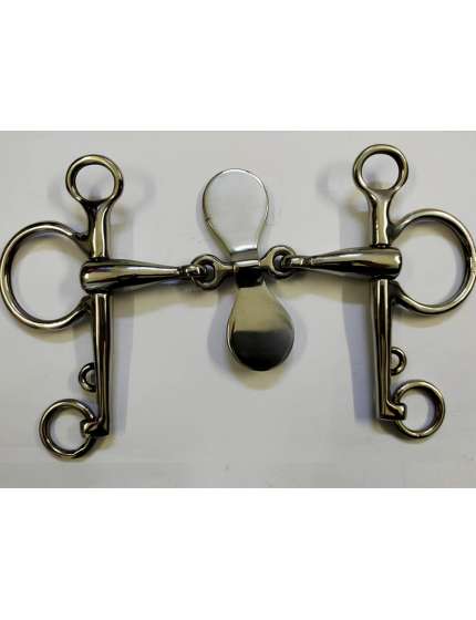 PELHAM INOX CON ABBASSA LINGUA