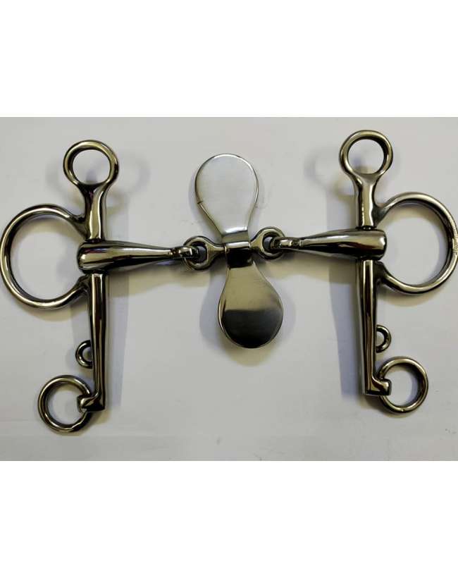 PELHAM INOX CON ABBASSA LINGUA