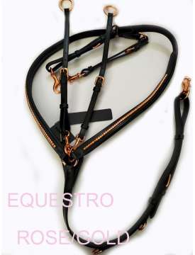 PETTORALE EQUESTRO CLINCHER ROSE/GOLD-12995