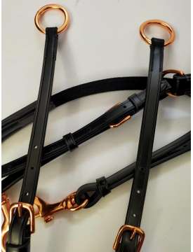 PETTORALE EQUESTRO CLINCHER ROSE/GOLD-12998