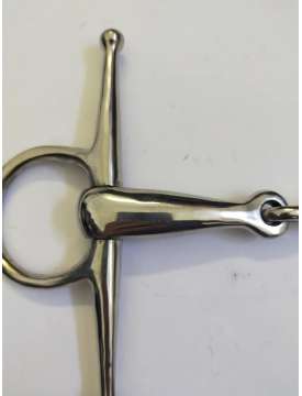 FILETTO PER CAVALLI AD ASTE PIENO SPESSORE 21MM.-13157