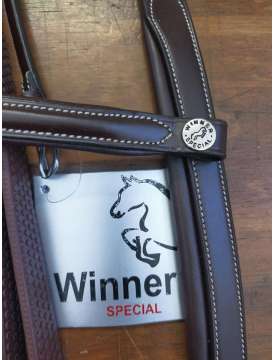 BRIGLIA INGLESE CUOIO WINNER SPECIAL CON REDINI-13609