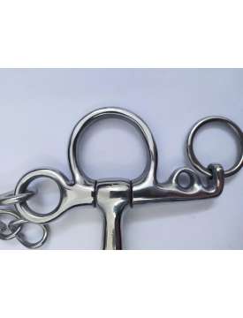 PELHAM INOX IMBOCCATURA NELLE MISURE PER PONY-13671