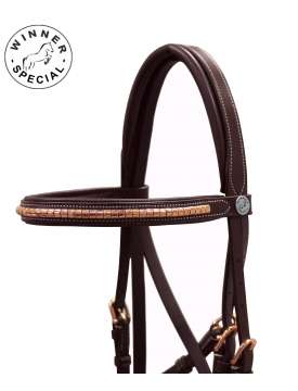 BRIGLIA CUOIO CLINCHER ROSE GOLD REDINI GOMMA-14224