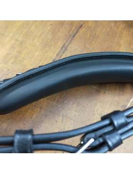 HACKAMORE INOX CON PROTEZIONE CUOIO-14404