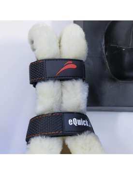 PROTEZIONI ANTERIORI EQUICK FLUID GEL VELCRO E PELLICCIA-14474
