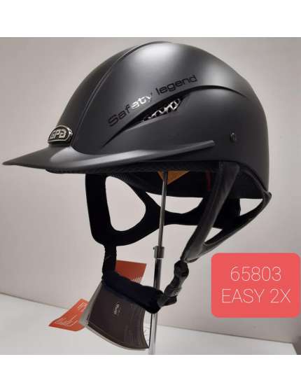 CASCO EQUITAZIONE GPA EASY 2X NERO E BLU