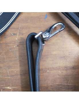 PETTORALE INGLESE IN CUOIO CON ELASTICO UKE-14701