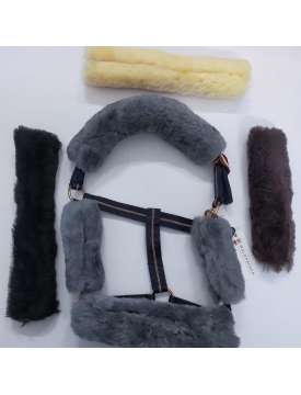 SET DI PELLICCIA NATURALE PER RIVESTIRE CAVEZZA-14987