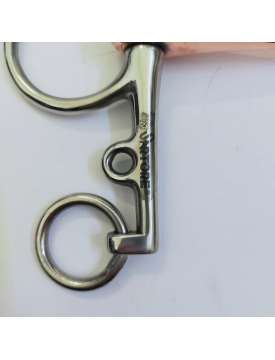PELHAM IN RAME VUOTO CON CANNONE DA 20MM E CHIAMATE DA 14CM-15216