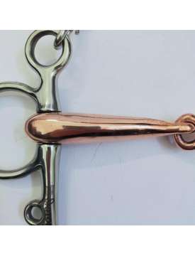 PELHAM IN RAME PIENO CON CANNONE DA 18MM-15217