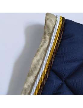 SOTTOSELLA E CUFFIA BLU CON TRE CORDONI-15247