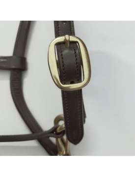 CAVEZZA WINNER SAGOMATA IN CUOIO CON OTTONE-15572