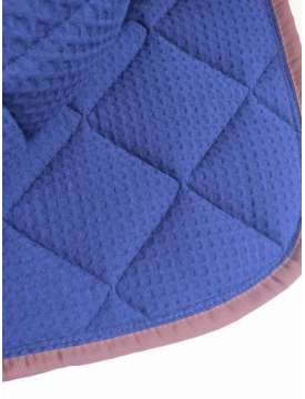 COMPLETO BLU SOTTOSELLA CON CUFFIA BORDO MARRONE-15803
