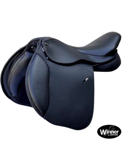 SELLA DA SALTO IN CUOIO PALETTA QUADRATA