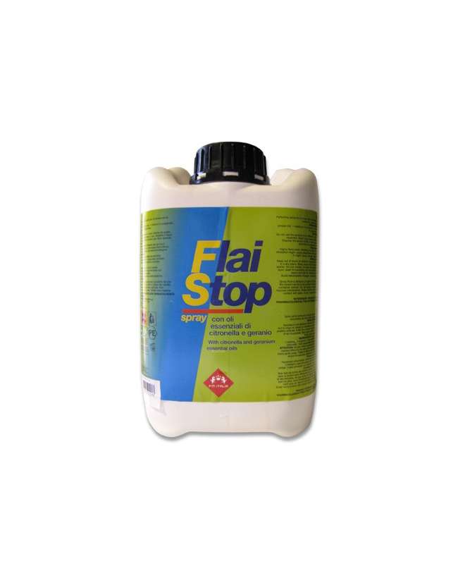 FLAI STOP è UN REPELLENTE PER CAVALLI PRODOTTO DA FM ITALIA FLAI STOP REPELLENTE TANICA 5LT