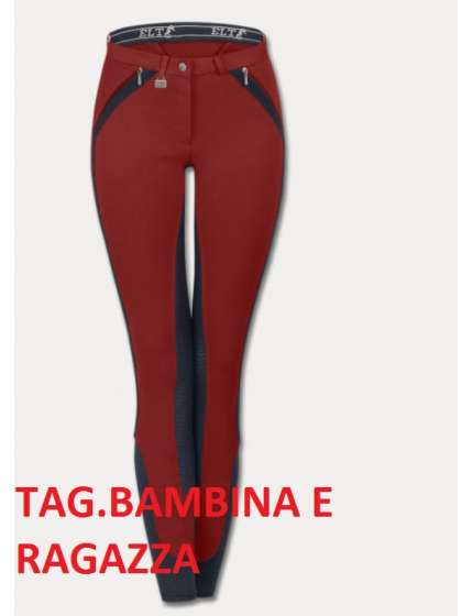 PANTALONE ELT RIDING FULL-GRIP BAMBINA E RAGAZZA