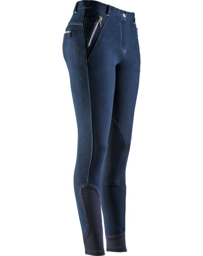 PANTALONE DA EQUITAZIONE BAMBINO CON CERNIERE