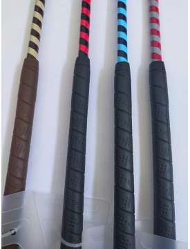 FRUSTINO DA EQUITAZIONE MANICO GOLF PUNTA IN PELLE-18231