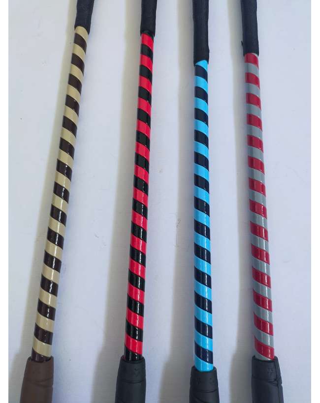 FRUSTINO DA EQUITAZIONE MANICO GOLF PUNTA IN PELLE